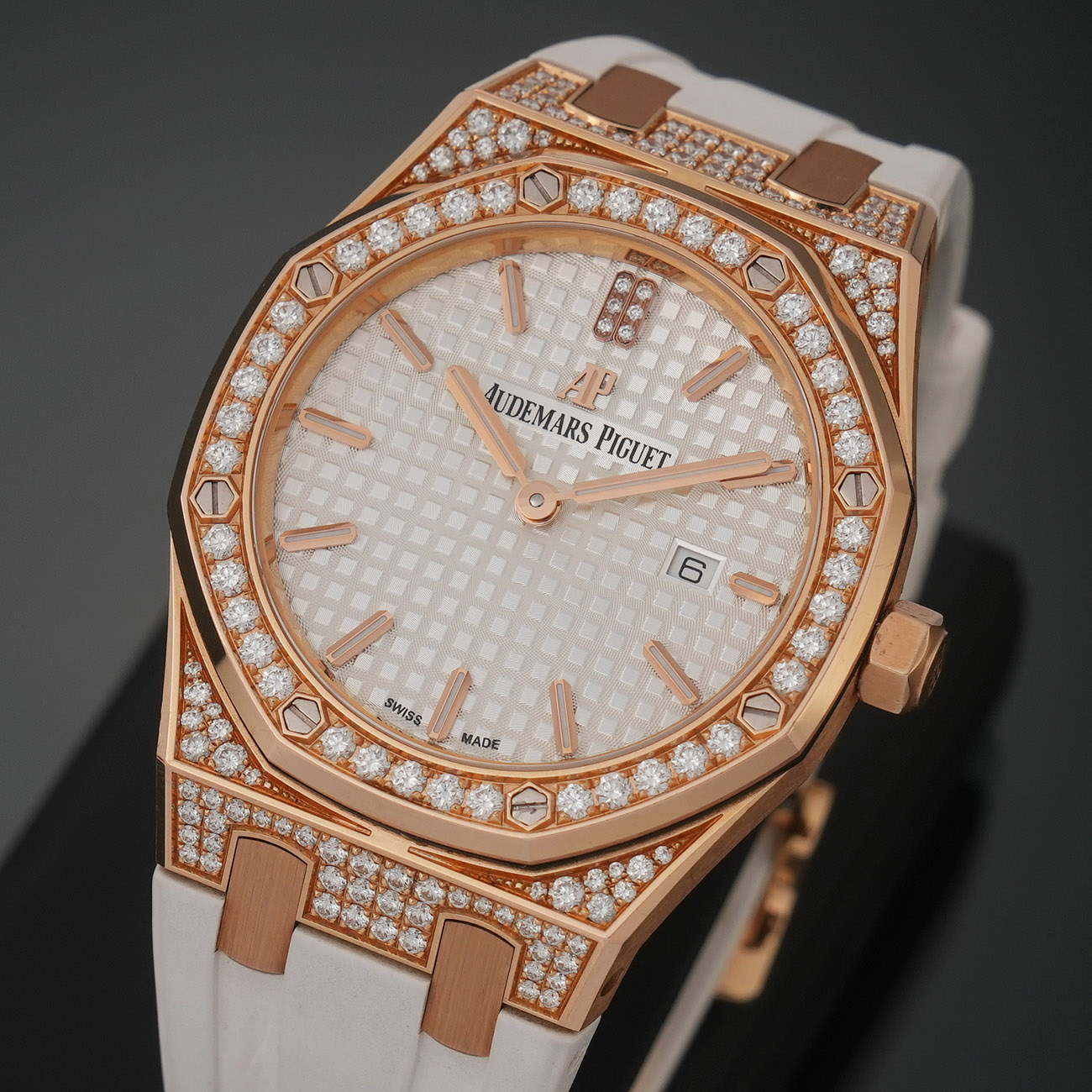 AUDEMARS PIGUET(USED)오데마피게 로얄오크 33 다이아베젤 67652OR